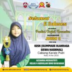 Azzahra Mediastuti, Juara 3 Karate Putri O2SN Tingkat Kecamatan Labuhan Ratu 2025!