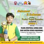 Moreno Sastra Wijaya Juara 1 Menggambar Ekspresi FLS2N Kecamatan Labuhan Ratu 2025
