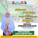 Uzma Alzuhara Raih Juara 3 Olimpiade PAI dalam Ajang Pentas PAI Kecamatan Labuhan Ratu 2025