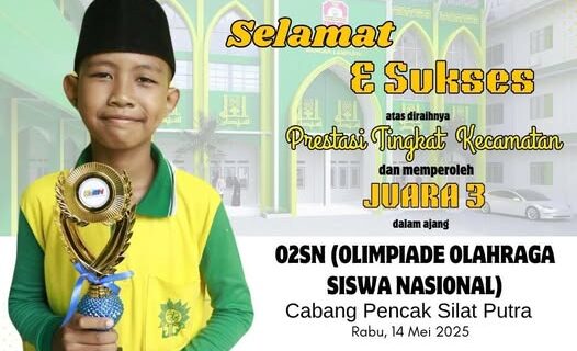 Fahri Abdurrahman Raih Juara 3 Pencak Silat Putra O2SN Kecamatan Labuhan Ratu 2025