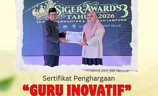 Ibu Siti Juleha Raih Penghargaan Guru Inovatif di SIGER AWARDS 3 Tahun 2026