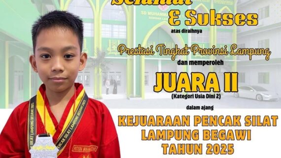 Selamat & Sukses! Muhammad Alfian Rizki Raih Juara II di Kejuaraan Pencak Silat Lampung Begawi 2025