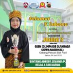 Bintang Adeeva Zevania P. Raih Juara 3 Silat Putri dalam Ajang O2SN Tingkat Kota Bandar Lampung Tahun 2025