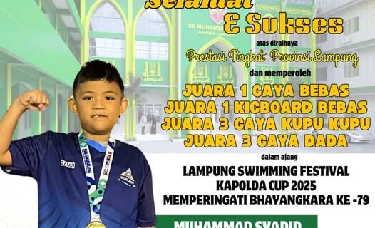 Prestasi Emas SD Mutu Balam di Ajang Renang Tingkat Provinsi
