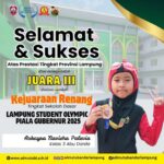 Ucapan Selamat dan Apresiasi atas Prestasi Azkayra Nanvisa Palevia sebagai Juara 3 Renang di Lampung Student Olympic Piala Gubernur 2025