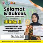 Alya Devina Sakhi Raih Juara II Lomba Solo Song “Merdeka Fest” Tingkat Provinsi – Suara Emas dari Mutu Balam!