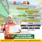 Selamat & Sukses Atas Prestasi Membanggakan Siswi SD Mutu Balam Alya Devina Sakhi Raih Juara Harapan II pada Ajang Smile Competition Lomba Solo Song Tingkat Kota Bandar Lampung