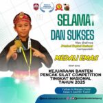 Fathan Al-Maisan Zhafar Persembahkan Medali Emas Nasional untuk SD Mutu Balam pada Banten Pencak Silat Competition 2025