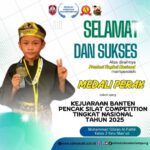 Muhammad Gibran Al-Fathir Raih Emas di Banten Pencak Silat Competition 2025