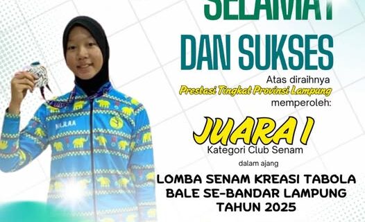 SD Mutu Balam Rayakan Prestasi Najlaa Razhita Fathiya – Juara 1 Kategori Club Senam di Ajang Tabola Bale 2025