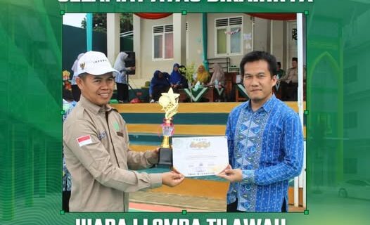 Abi Ihwanuddin, M.Pd Raih Juara I Lomba Tilawah Al-Qur’an pada Semarak Milad Muhammadiyah Ke-113 dan HGN 2025