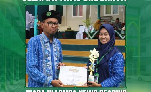Mis Indah Mustika Sari, S.Pd Raih Juara III Lomba News Reading pada Semarak Milad Muhammadiyah ke-113 & HGN 2025