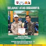 SD Mutu Balam Apresiasi Prestasi Abi Aan Rahamtulloh, S.Pd – Raih Juara III Lomba Cerita Bahasa Lampung