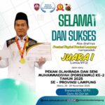 SD Mutu Balam Mengapresiasi Prestasi Bapak Ihwanuddin, M.Pd sebagai Juara 3 Lomba MTQ pada Porsenimu Ke-2 Provinsi Lampung 2025