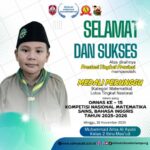 Torehkan Prestasi Nasional, Muhammad Arba Al Ayubi Raih Medali Perunggu OMNAS ke-15