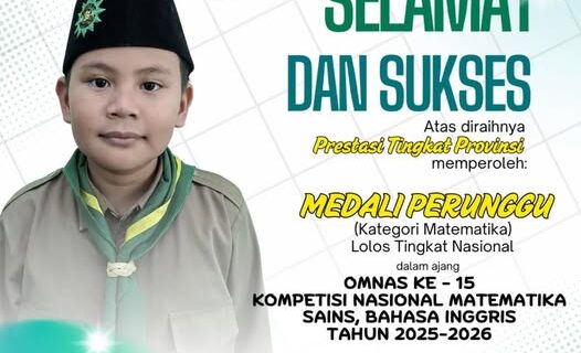 Torehkan Prestasi Nasional, Muhammad Arba Al Ayubi Raih Medali Perunggu OMNAS ke-15