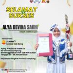 Prestasi Membanggakan! Alya Devina Sakhi Raih Juara 1 Solo Song pada Al Kautsar Event XV Tingkat Provinsi Lampung