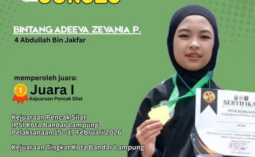 Prestasi Gemilang Siswa SD Muhammadiyah 1 Bandar Lampung di Ajang Pencak Silat Tingkat Kota 2026