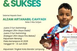 Alzam Artanabil Cahyadi Torehkan Prestasi Membanggakan di Kejuaraan Renang Piala Kemenpora 2026