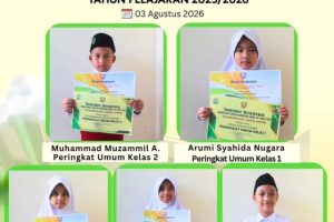 JUARA UMUM PARALEL TAHUN PELAJARAN 2025/2026 SD Muhammadiyah 1 Bandar Lampung