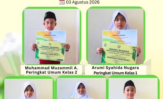 JUARA UMUM PARALEL TAHUN PELAJARAN 2025/2026  SD Muhammadiyah 1 Bandar Lampung