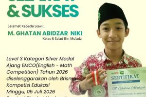 M. Ghatan Abidzar Niki Torehkan Prestasi Nasional, Raih Medali Perak EMCO 2026